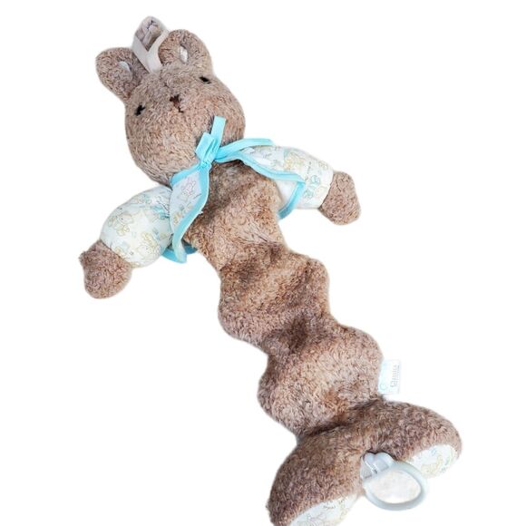 Vintage Carter's Classic Bunny Rabbit Musical Plush Crib Pull Baby Toy - Picture 3 of 8